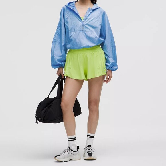 NWT Lululemon Scuba Cropped Anorak Jacket - Pool Party Blue - Size 8 - Picture 2 of 9